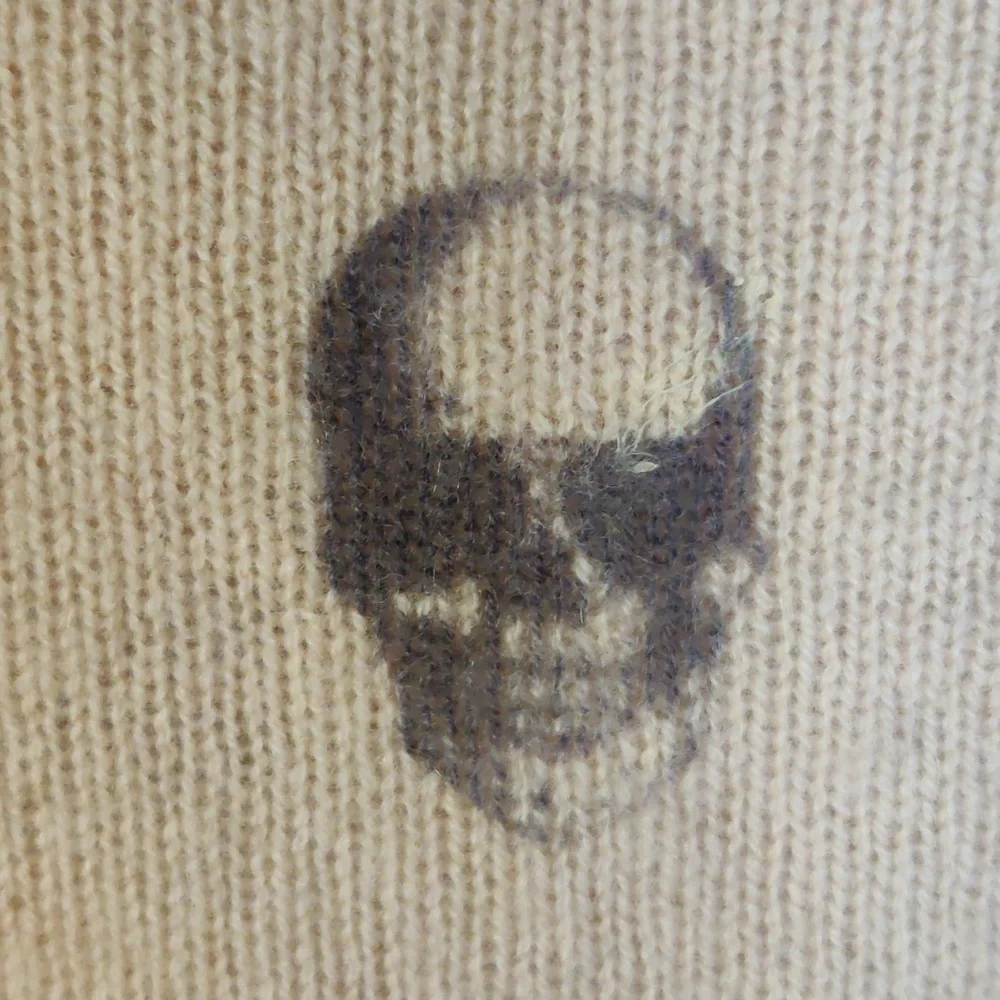 Skull Cashmere Oversized Sweater Size XS